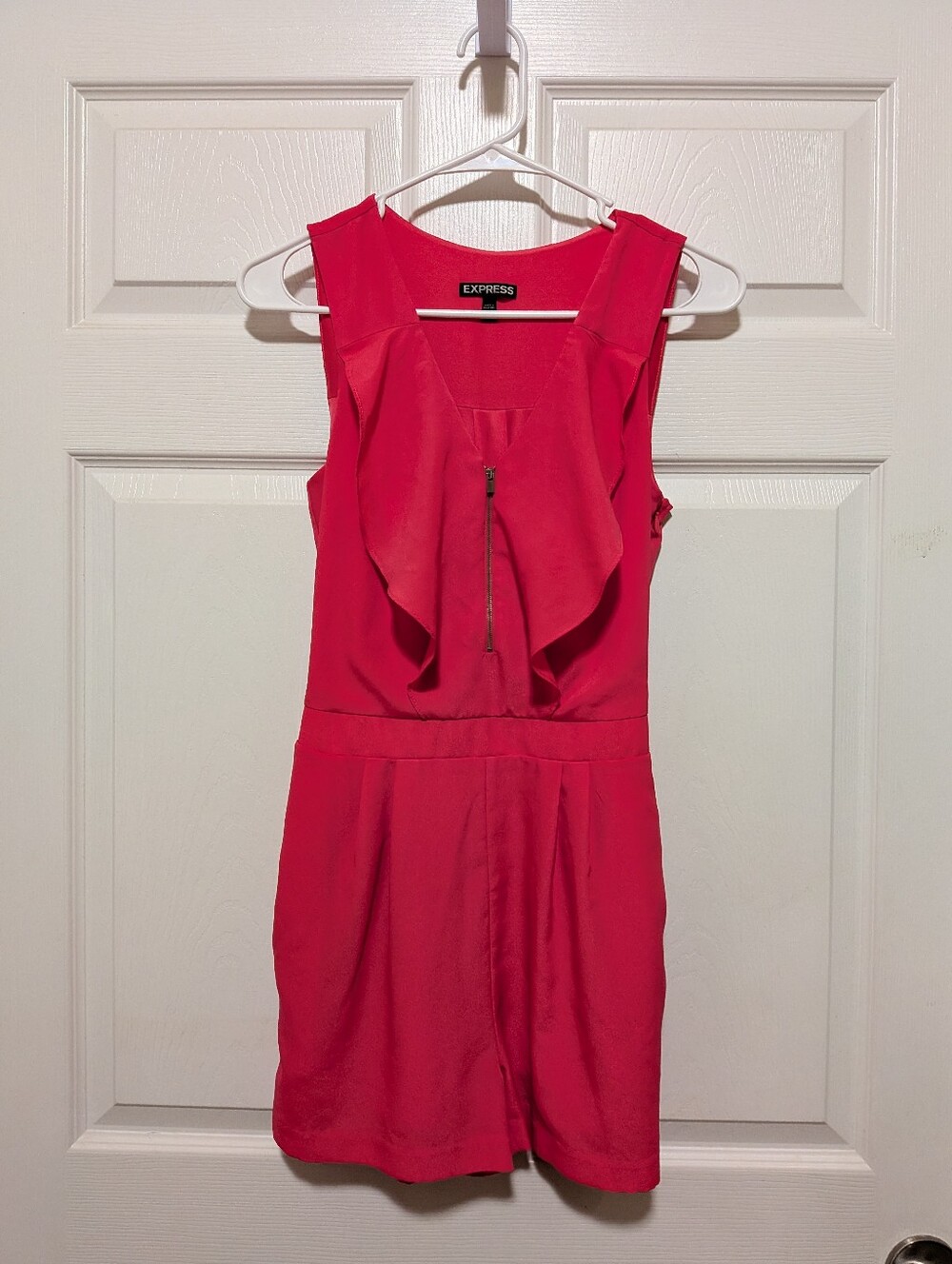 Express Pink Ruffle Romper 2